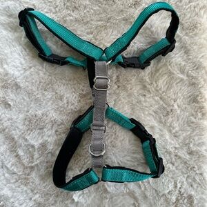 PetSafe 3-in-1 Adjustable Dog Harness Teal Small Padded No-Pull